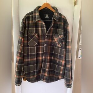 Weatherproof Plaid Button-Up Shirt